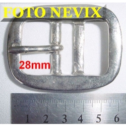 Klamra 281 do paska 28mm nikiel połysk (id: 1921)